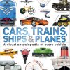 cars, trains, ships and planes