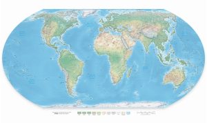 نقشه طبیعی جهان