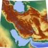 نقشه لامبرت ارتفاعات ایران