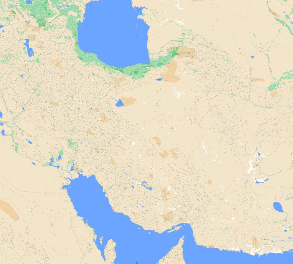 نقشه گوگل مپ ایران