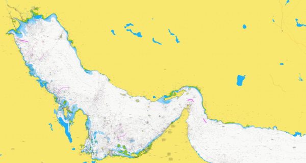 چارت ناوبری خلیج فارس