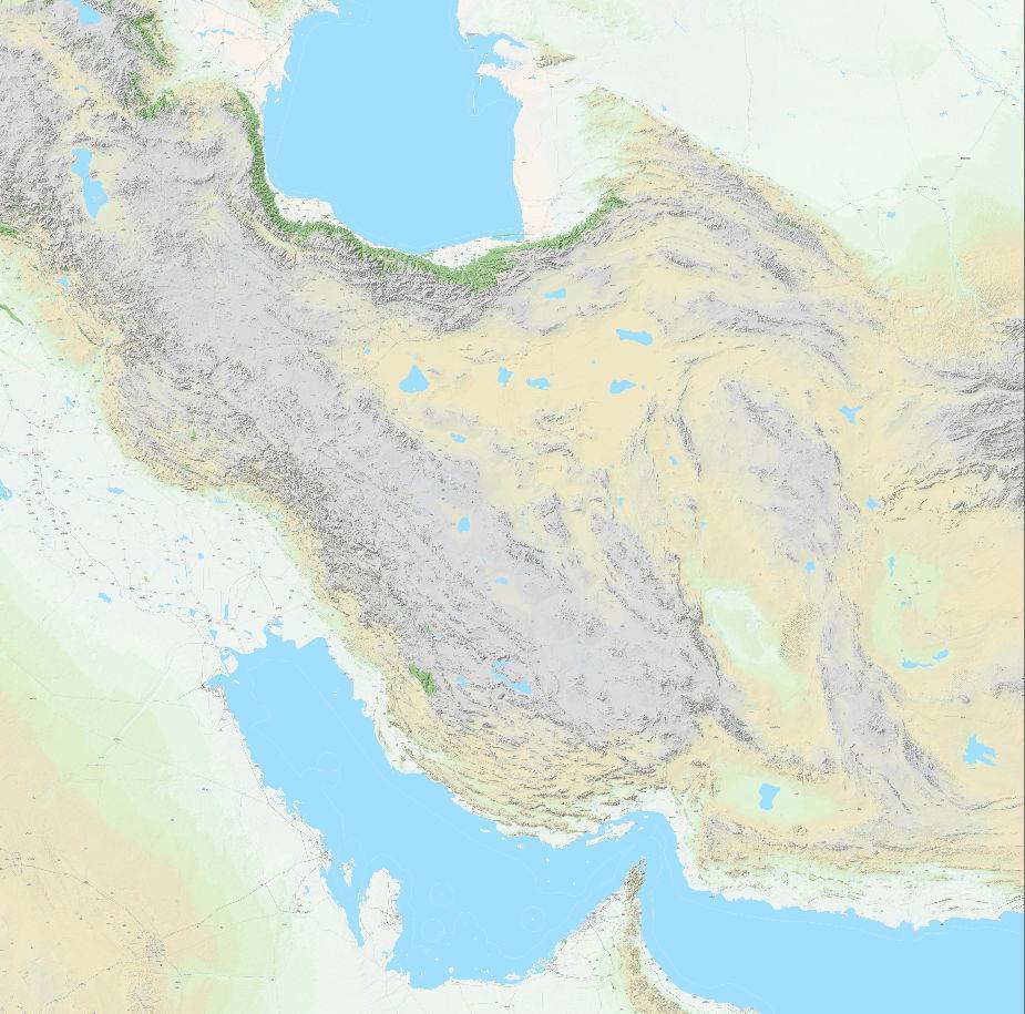 نقشه ایران OpenStreetMap Cycle Map