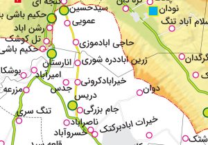 نقشه تقسیمات شهرستان کوه چنار, شهرستان کوه چنار