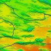 مدل رقومی ارتفاعی شهرستان لارستان