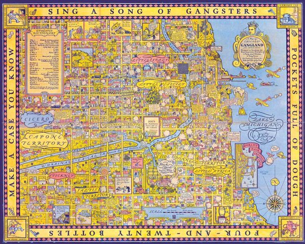 A Map Of Chicago'S Gangland 1990