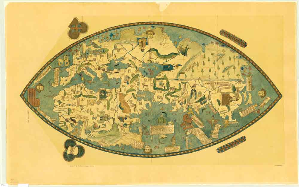 نقشه جهان 1457 میلادی