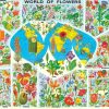 نقشه گلهای جهان