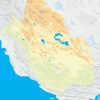 نقشه پس زمینه استان فارس