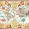 نقشه دقیق جهان سال 1627 میلادی