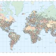 نقشه وکتور کشورها