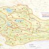 نقشه شهرستانهای جنوب فارس