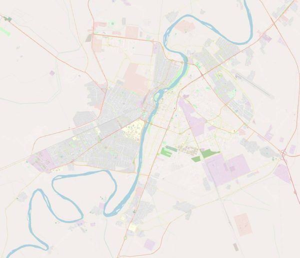 نقشه Gis شهر اهواز