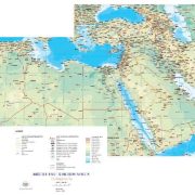 نقشه خاورمیانه و شمال آفریقا