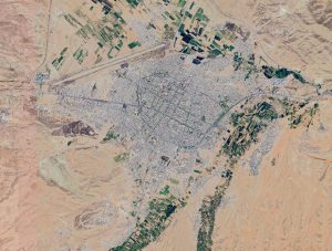 تصویر ماهواره شهر بجنورد