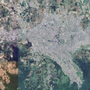 تصویر ماهواره شهر گرگان