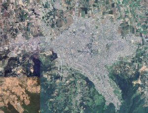 تصویر ماهواره شهر گرگان
