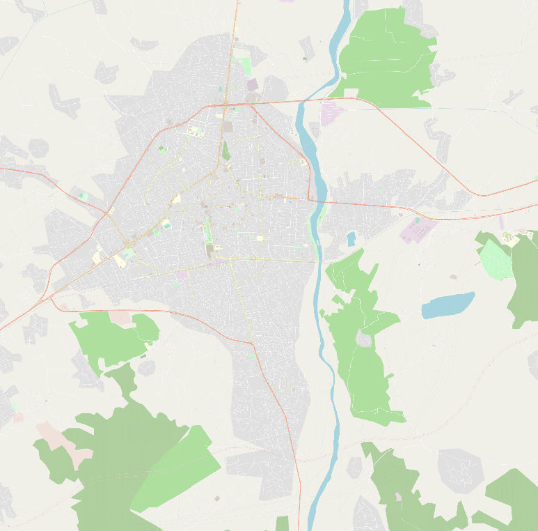 نقشه gis شهر ساری