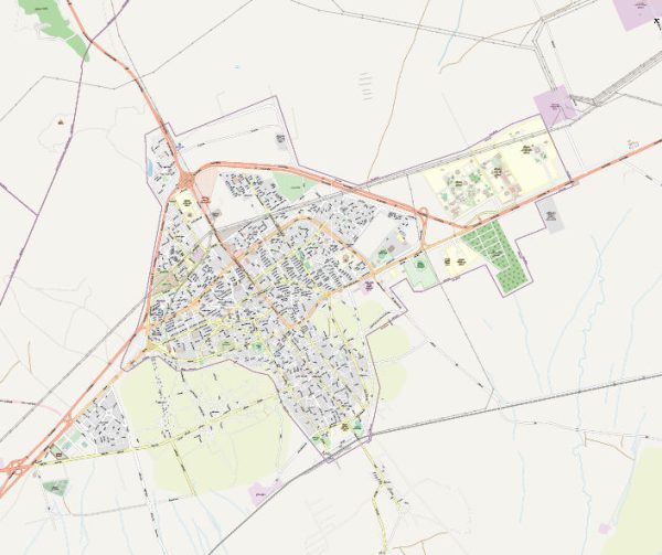 نقشه Pdf شهر سمنان