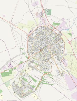 نقشه Pdf شهر قم