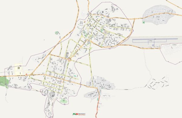 نقشه Pdf شهر لار فارس