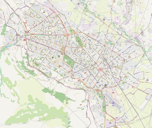 نقشه Pdf شهر مشهد