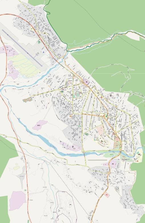 نقشه Pdf شهر یاسوج