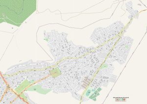 نقشه محله سعدی و دلگشا شیراز