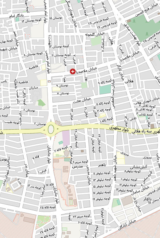 نقشه وکتور با کیفیت شهر بوشهر