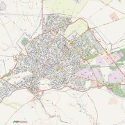 نقشه pdf شهر اراک