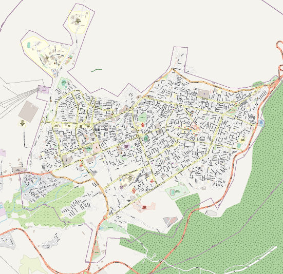 نقشه Pdf شهر ایلام
