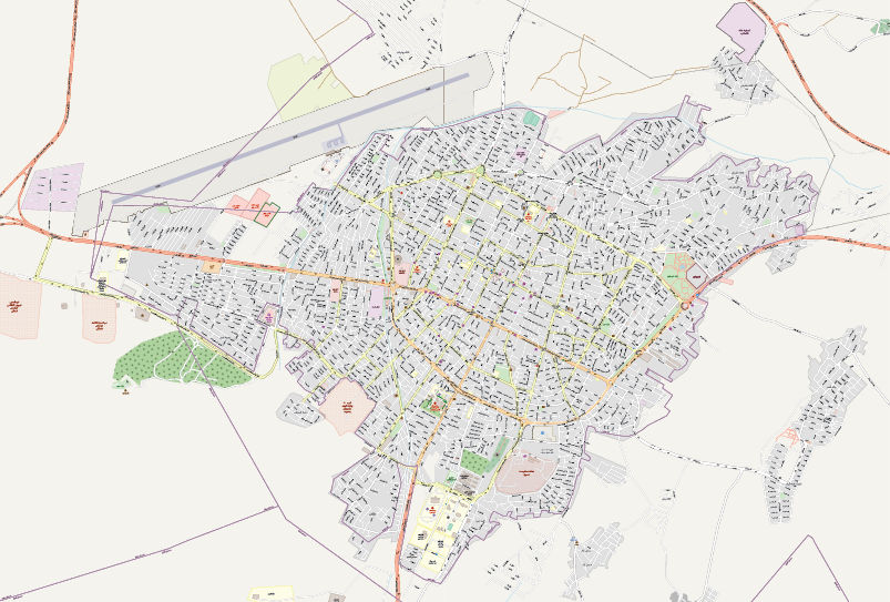 نقشه pdf شهر بجنورد