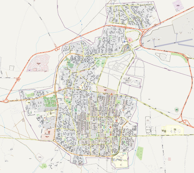 نقشه pdf شهر بیرجند