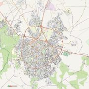 نقشه Pdf شهر همدان