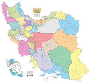نقشه شهرهای ایران ۱۴۰۲