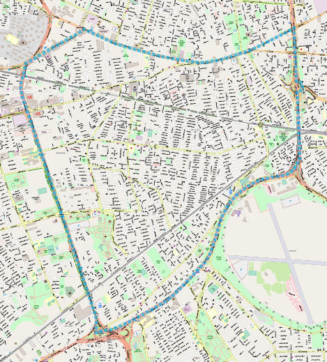 نقشه منطقه ۱۷ تهران