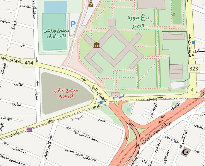 نقشه pdf منطقه ۷ شهرداری تهران