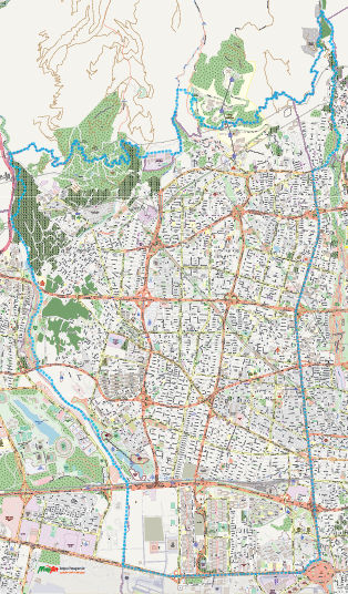 نقشه منطقه ۵ تهران