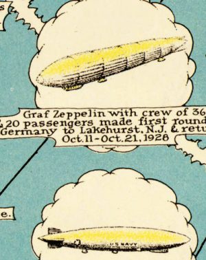 The story map of flying being-1942