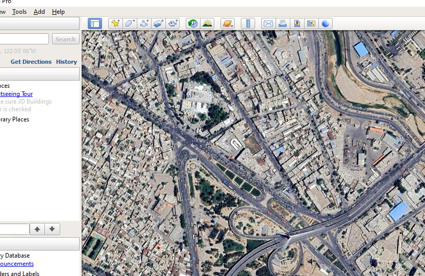 Google Earth 2023 Shiraz