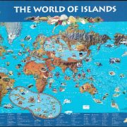 نقشه جزیره های دنیا ۱۹۹۶ میلادی