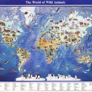 نقشه حیوانات جهان ۱۹۹۴ میلادی