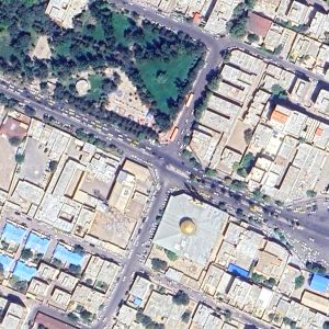 تصویر ماهواره شهر میاندوآب آذربایجان غربی