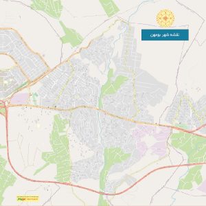 نقشه شهر بومهن تهران
