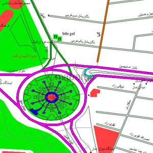 فایل رقومی معابر شهر ری در استان تهران