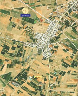 نقشه شهر تنکمان با تصویر ماهواره