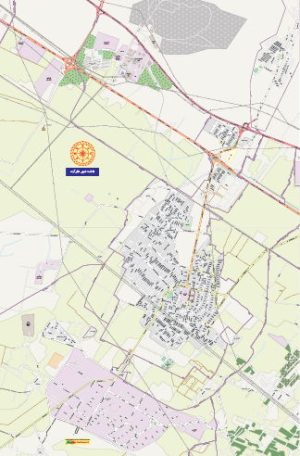 نقشه شهر نظرآباد