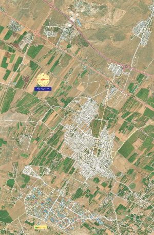 نقشه نظرآباد با تصویر ماهواره