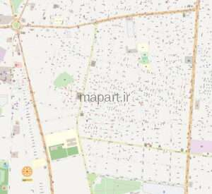 نقشه محله شوش تهران