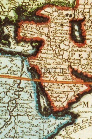 world map 1700