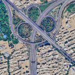 تصویر ماهواره جئورفرنس شهر اصفهان